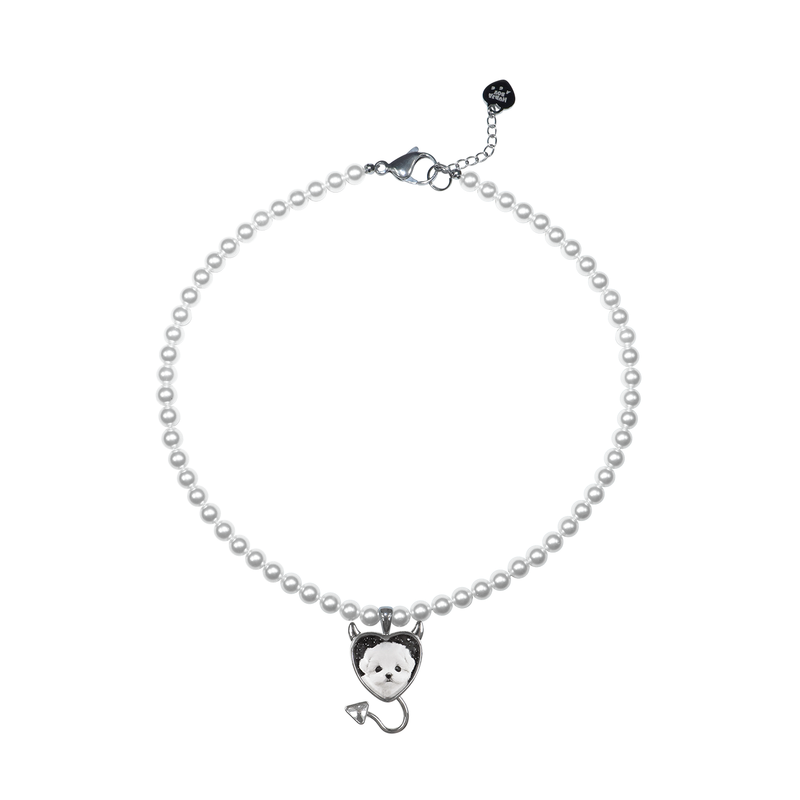 hurjaboyacc（ホジャボーイアクセ）の「Devil heart PEARL necklace（Accessories）」