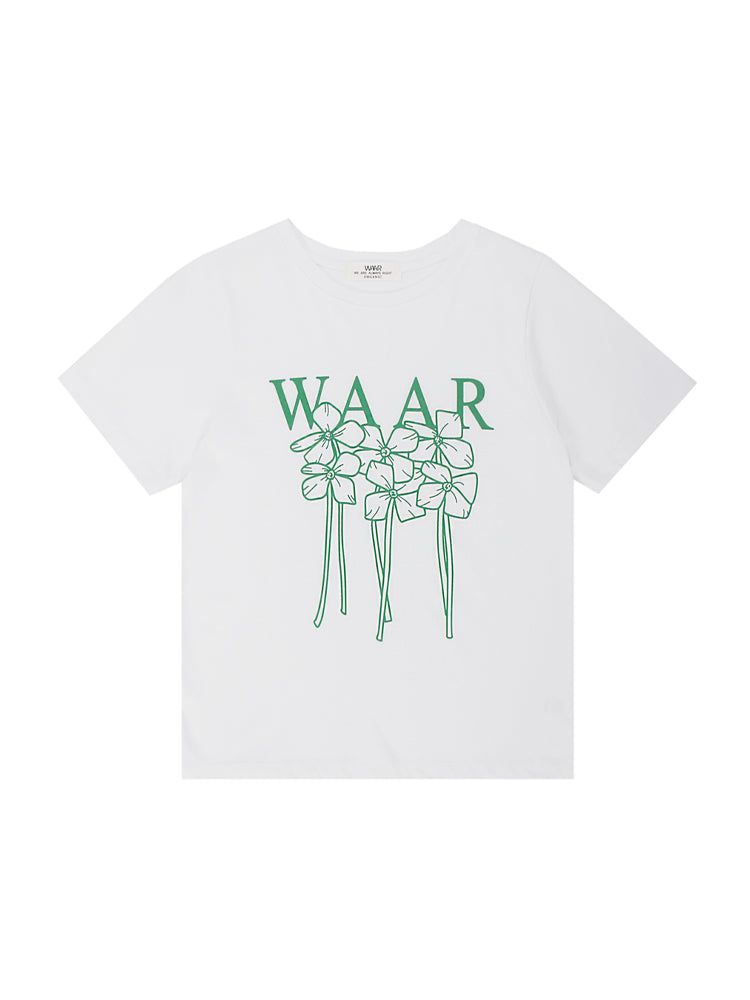 T1009 W FLOWER T-SHIRT_WHITE
