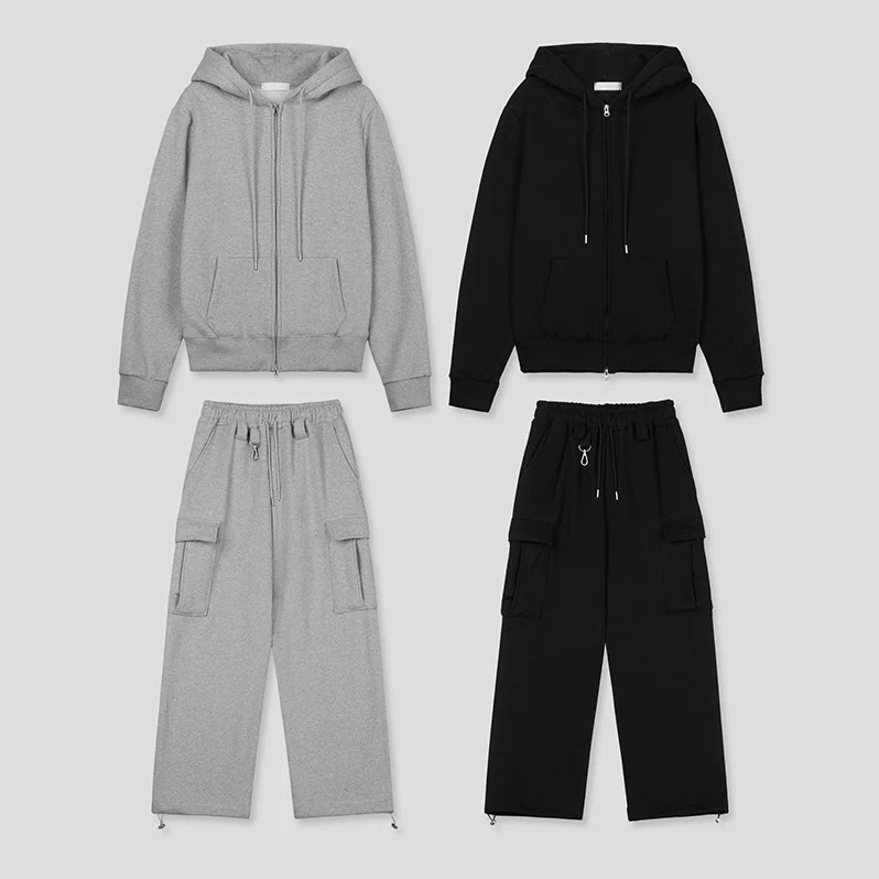 [SET UP가능] Warm cargo training pants(2color)