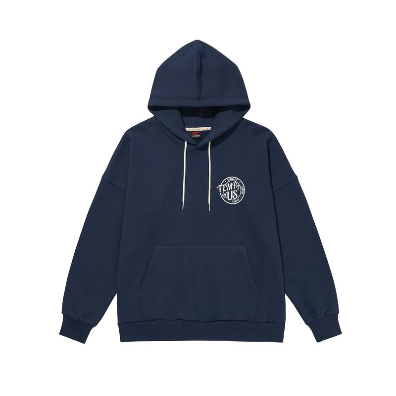 TEMPUSSTUDIO（テンプススタジオ）の「TEMPTING LOGO HOODIE [NAVY]（Tops）」