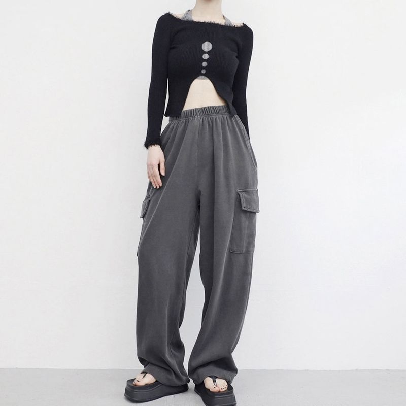(Unisex) LeCia Cargo String Pants