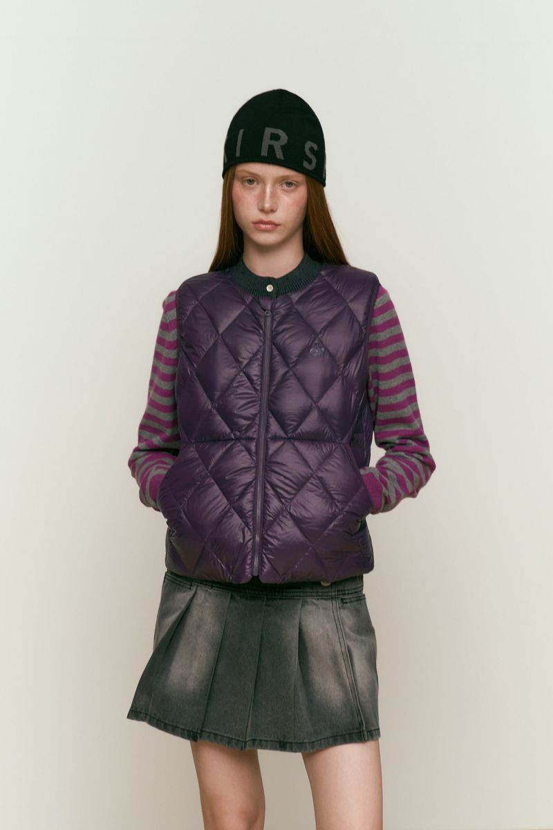 KIRSH CLOUD DOWN VEST [DARK PURPLE]