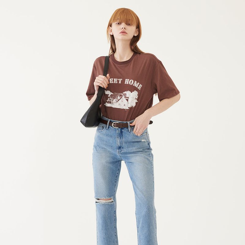 SIGNATURE LOGO BELT (BROWN)