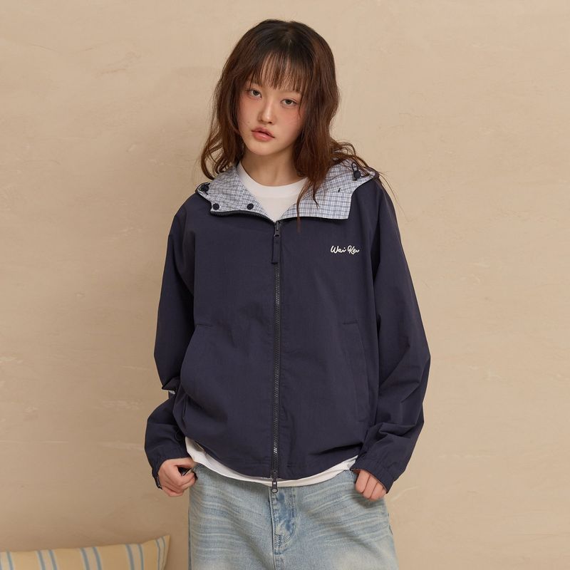 Riversible Check Windbreaker Ver.2