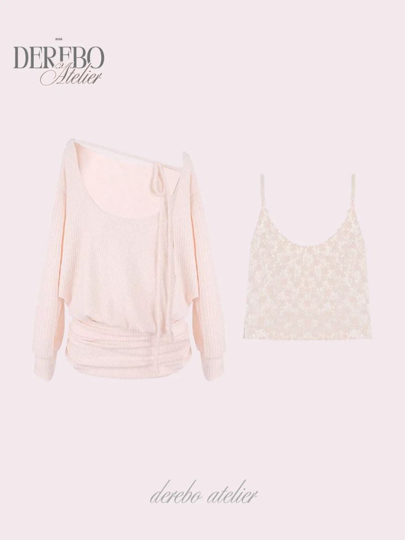 Blush Layered Pink Knit Dress 
