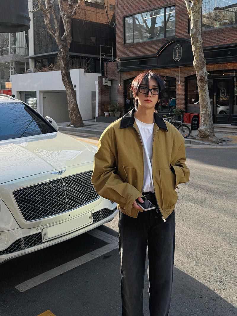 3 TAP Karl Oxford Bicolor Jacket (2color)
