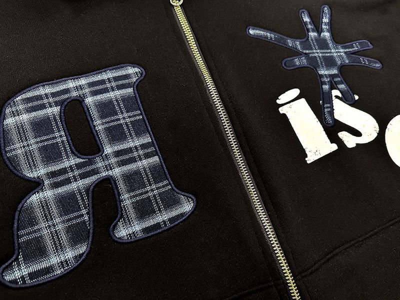 Nuance Check Hood Zip-Up