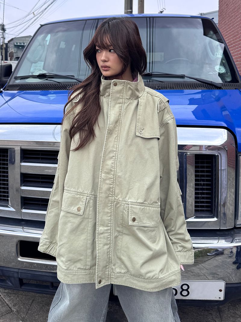 NYXX（エヌワイエックスエックス）の「DETACHABLE HOOD FIELD JACKET KHAKI（Jackets/Outerwear）」