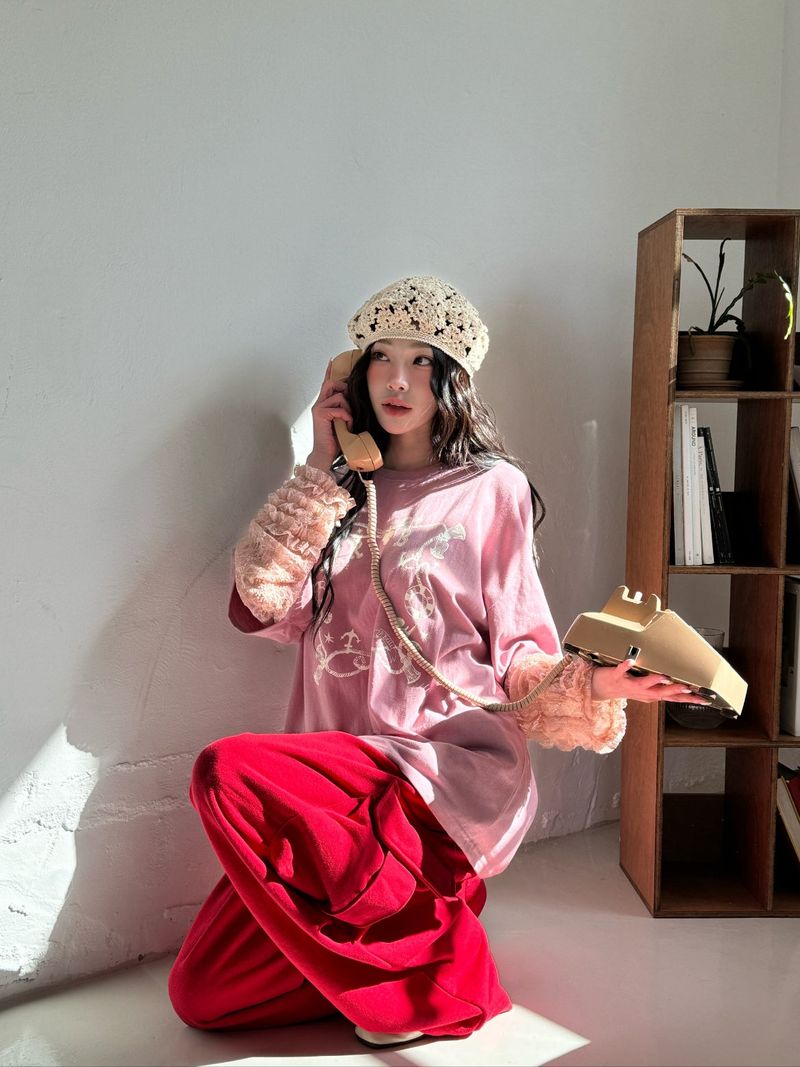 BELLE Lace Layered T-shirt
