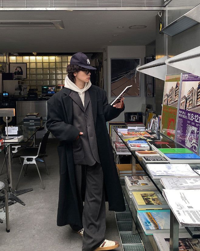HOLY IN CODE(ホーリーインコード)の「No.1052 wool20 オーバーシングルロングコート(ジャケット/アウター)」