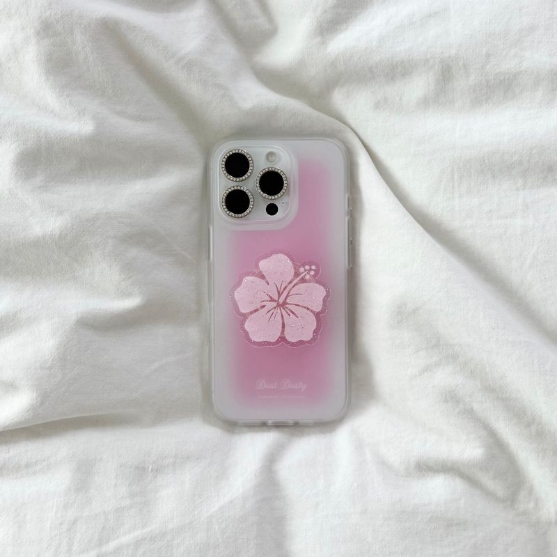  [반투명] pink syrup case