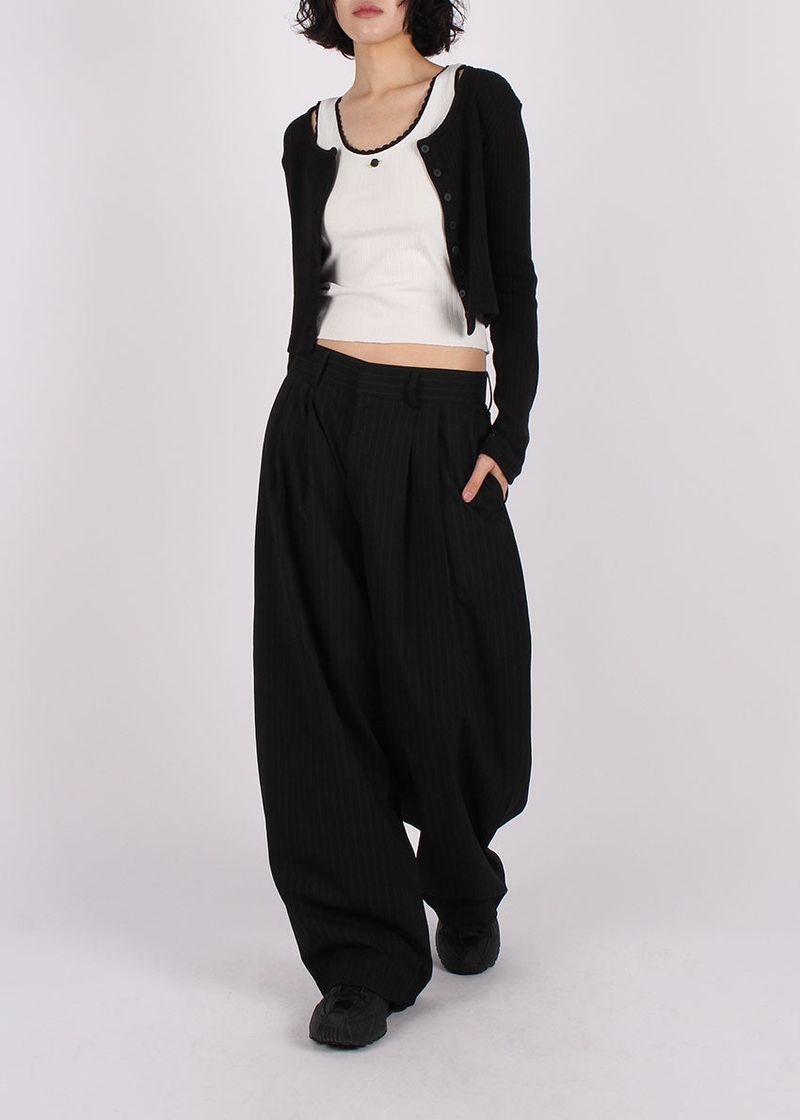 PIN STRIPE BALLOON SLACKS