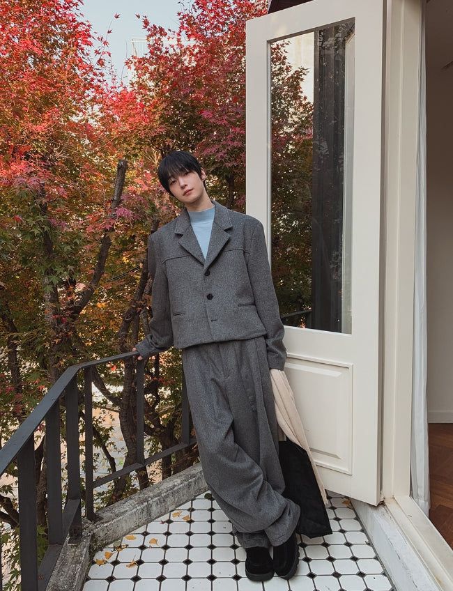 Comel Wool Balloon Slacks