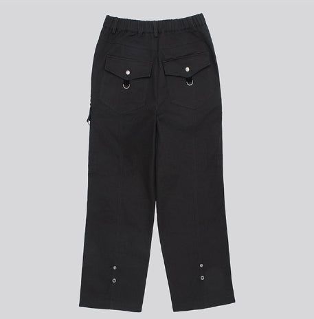 Jade Zipper Pocket Cargo Pants