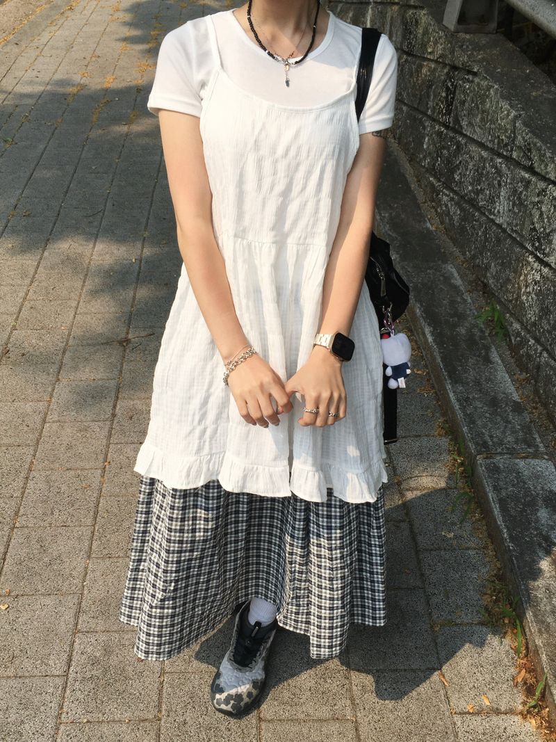 Mellow Back Ribbon Onepiece (2c)  