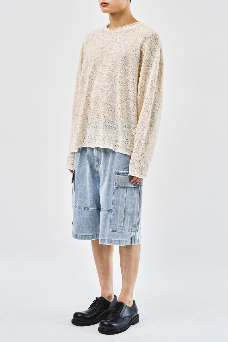 Pace Snap Denim Shorts (2color)