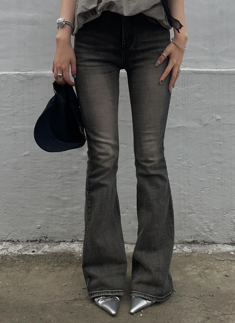 Vintage Denim Bootcut Pants