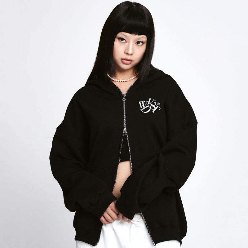 22 Logo Hood Zip-up [2 Color]