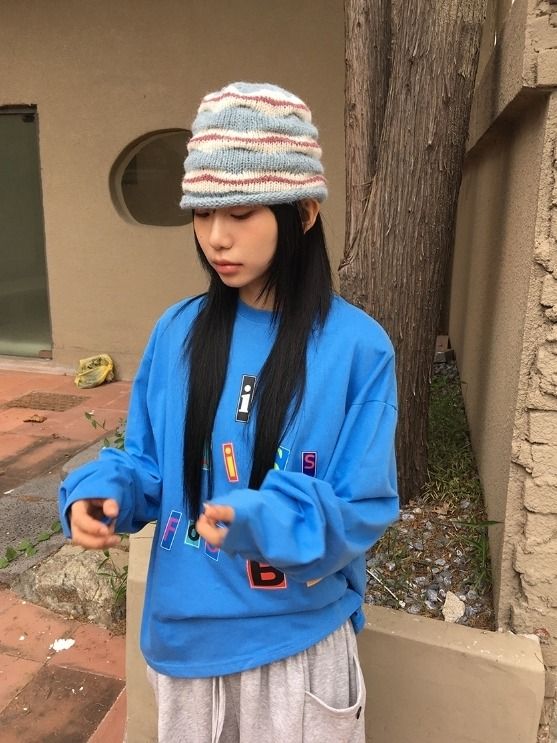 Omie Color Matching Stripe Beanie