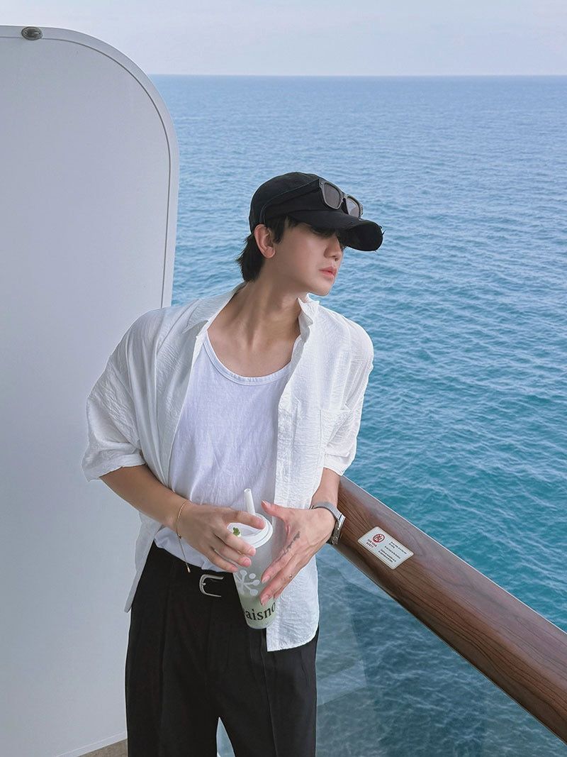 ASCLO（エジュクロ）の「[A-S0304] オーシャン半袖シャツ (3色)（Tops）」