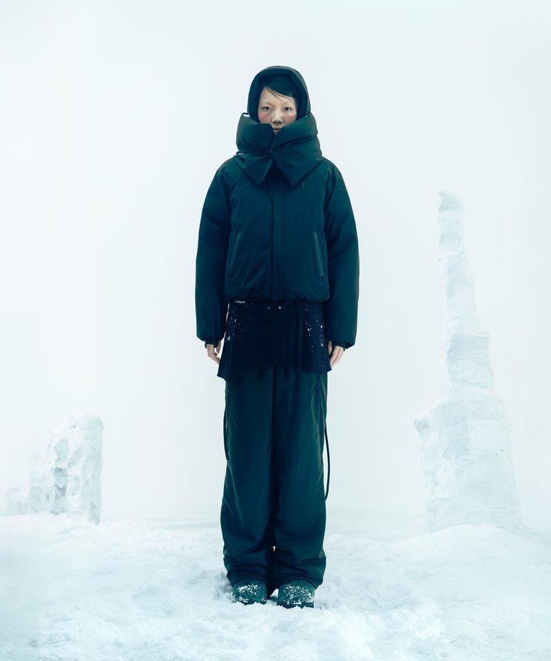 ojos（オホス）の「Detachable Muffler Down Jacket / Black（Jackets/Outerwear）」