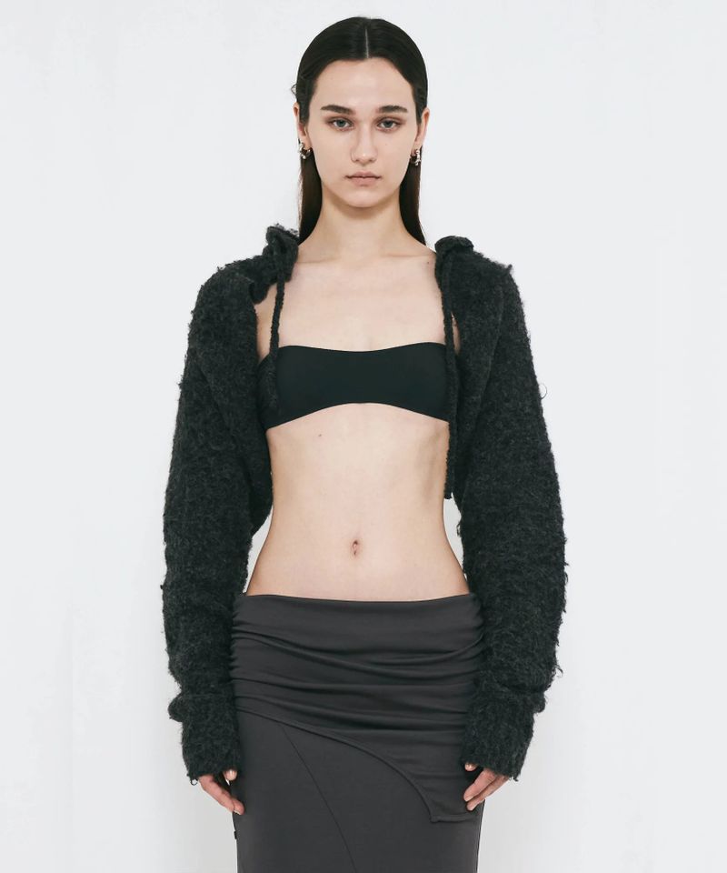 MUFFLER KNIT CARDIGAN 