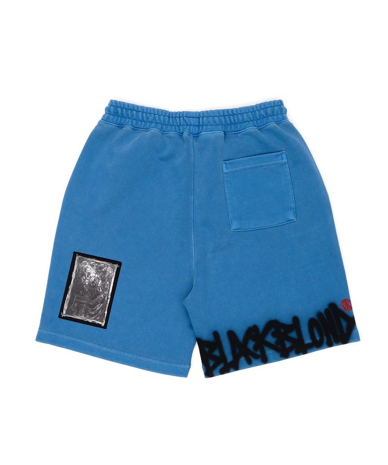 BBD Chaos Patch Pigment Sweatshorts (Ocean Blue)