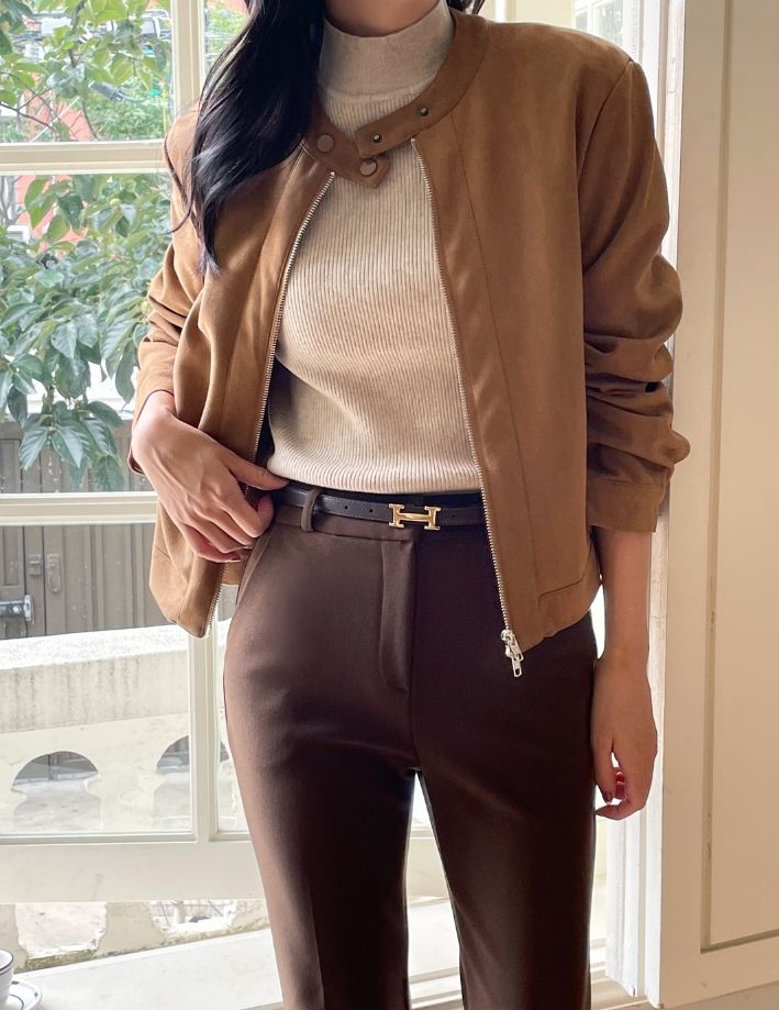 Batte Biker Suede Jacket