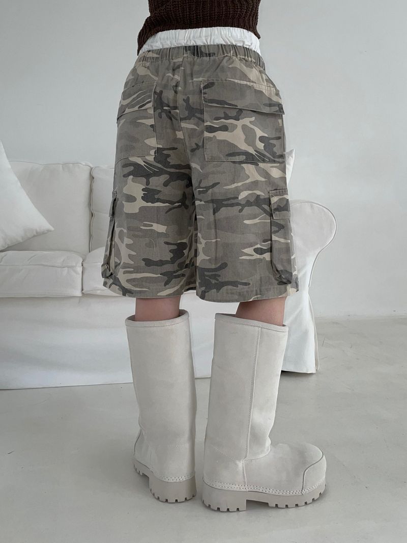 girly camo bermuda pt