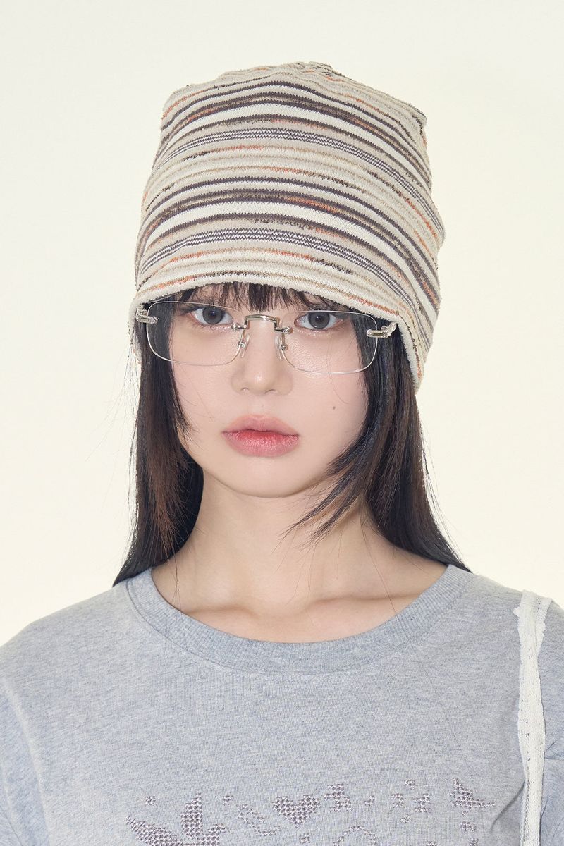 Raucohouse（ラウコハウス）の「Onver stripe blend beanie（Hats）」