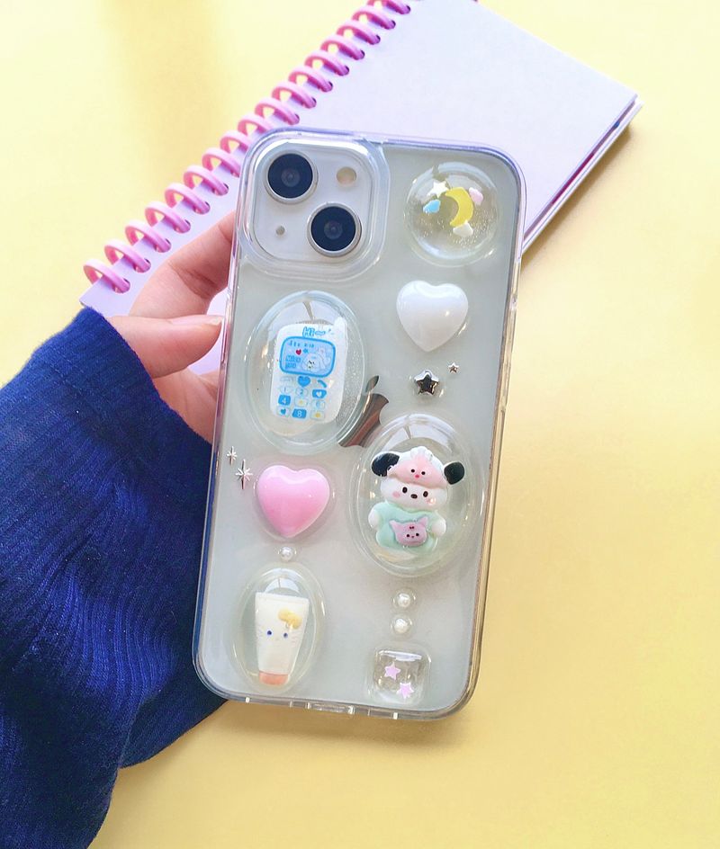 dangdoroom（ダンドルーム）の「[MADE] ナイトルーティンポチャッコレジンケース（スマホグッズ/小物）」