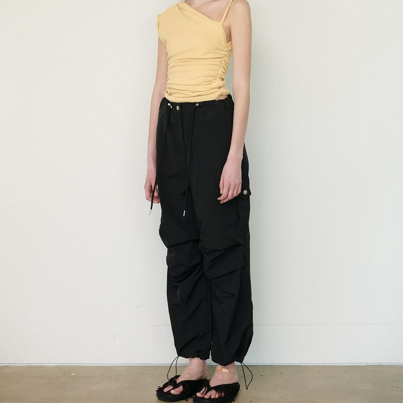  SUMMER CARGO PANTS, BLACK