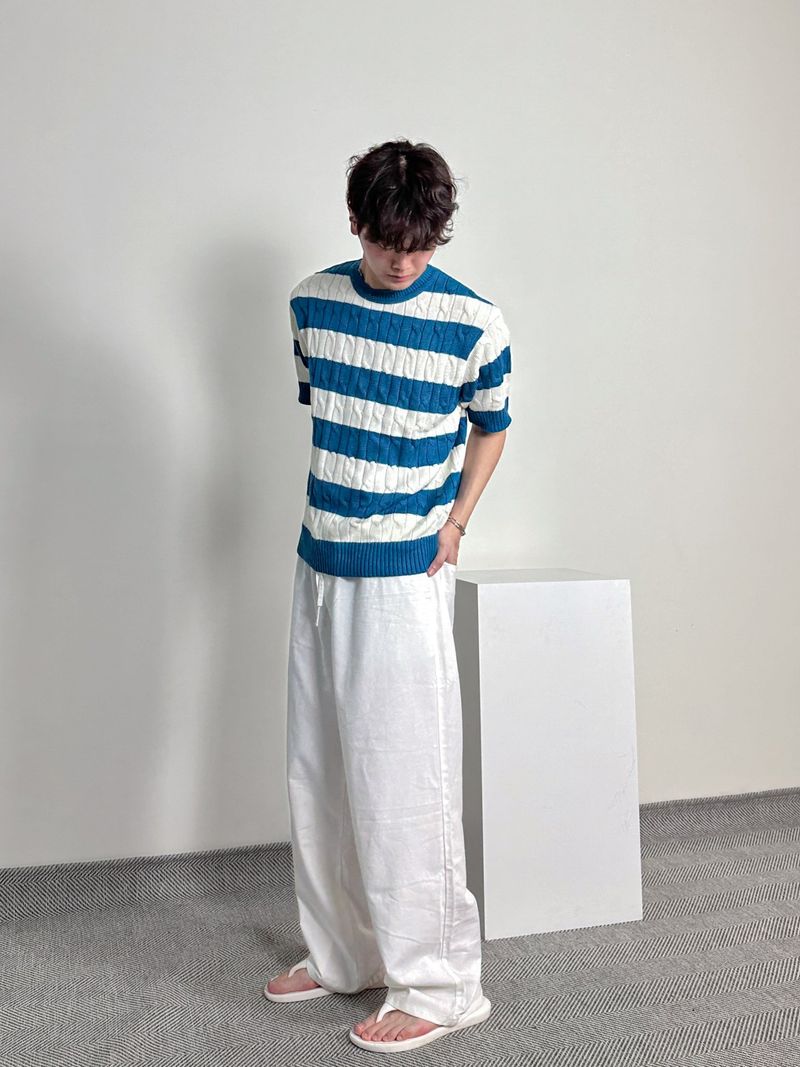 Los Linen wide pants