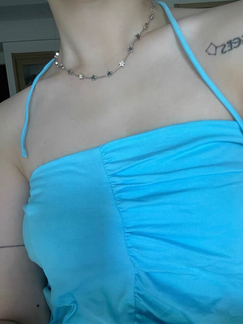 Mini star***point necklace