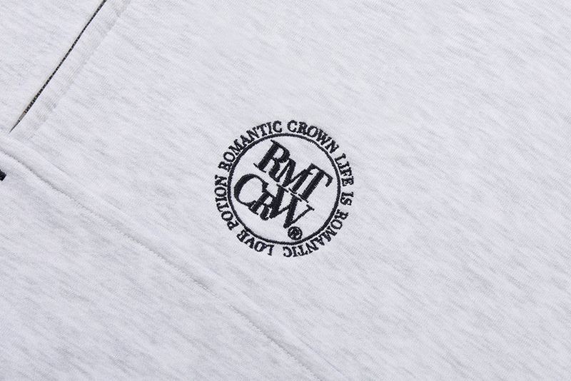 CIRCLE LOGO COTTON ANORAK_LIGHT GREY