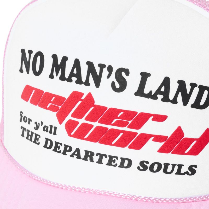 NOBODYS TRUCKER HAT PINK