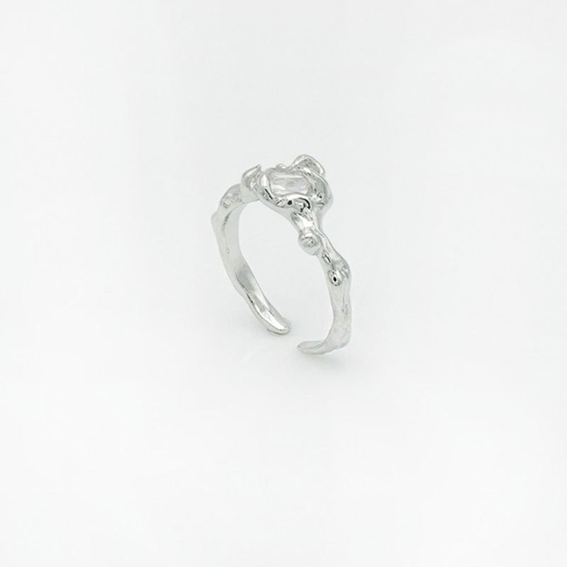 [Silver] Open Ring (Choose One of 11 types) (Random Gift Additional)