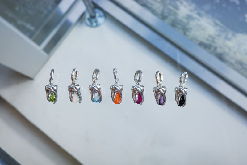 【MADE】Teeth Jewel (Fire Opal)
