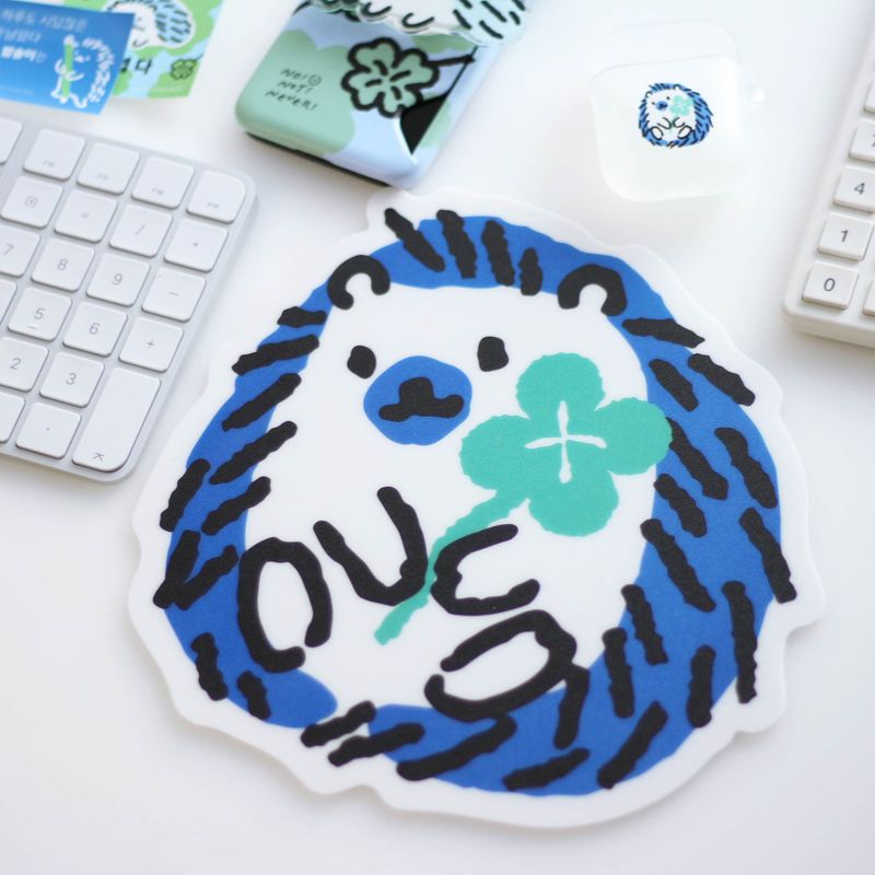Mouse Pad Lucky Hedgehog