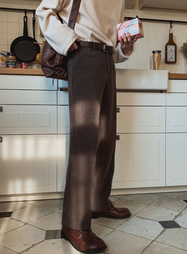 2PLAN（ツープラン）の「Seri Wool Wide Banding Slacks（Pants）」