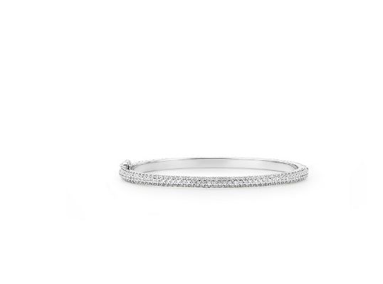 26SS★ [Premium Plating] Essence AB(W) Luxe Full Pave Bangle