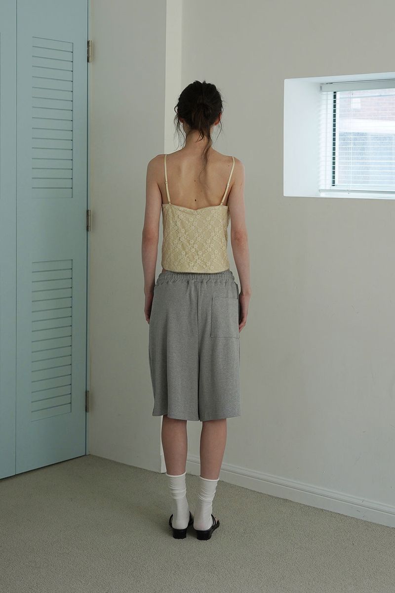 Lace slim sleeveless