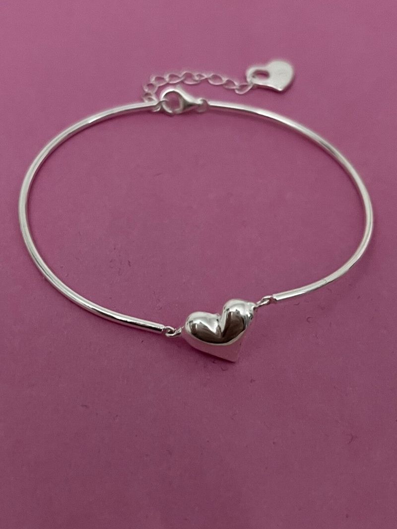 (silver925) Heart circle bracelet
