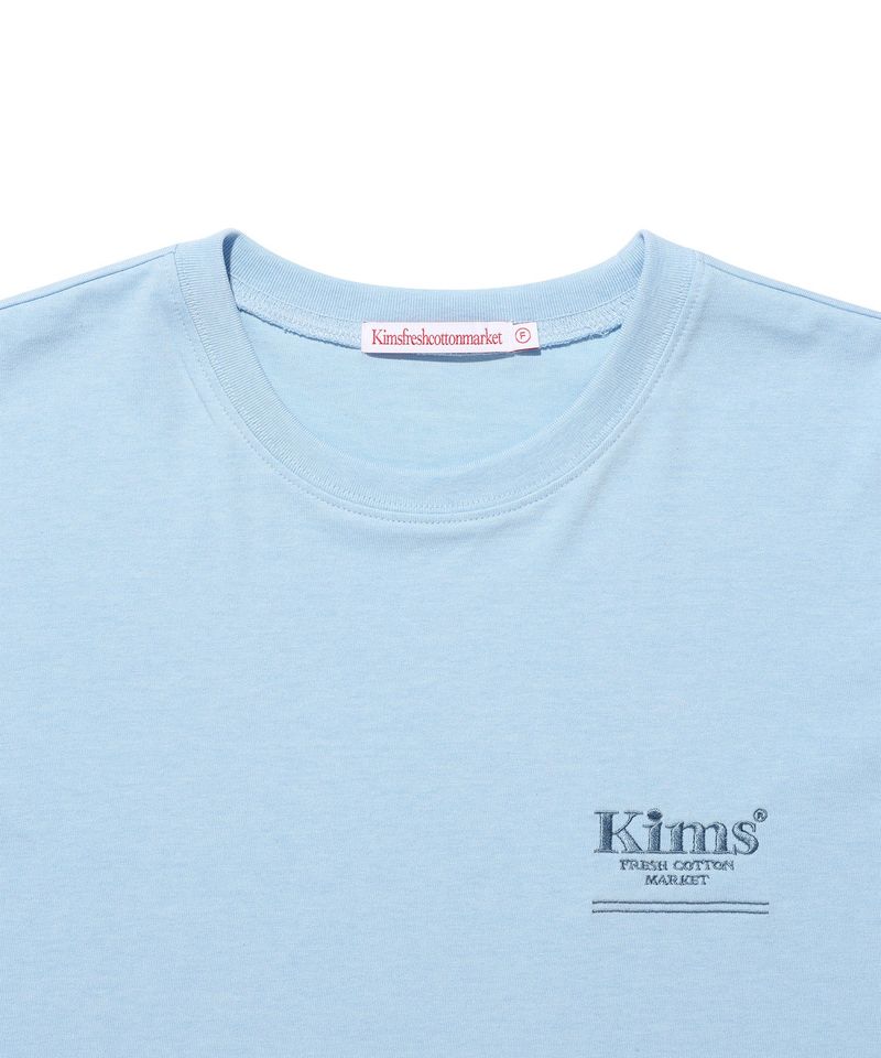 Mini Bam Line Logo Tee Blue (KIB6MFT506A)