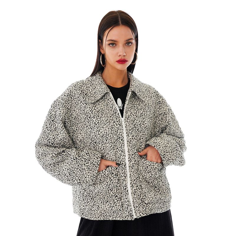 OTHER-worldly（アザーワールドリー）の「Flower Quilting Jumper [Black]（Jackets/Outerwear）」