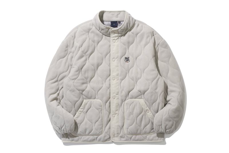 FLIGHT QUILTING JACKET_LIGHT GREY