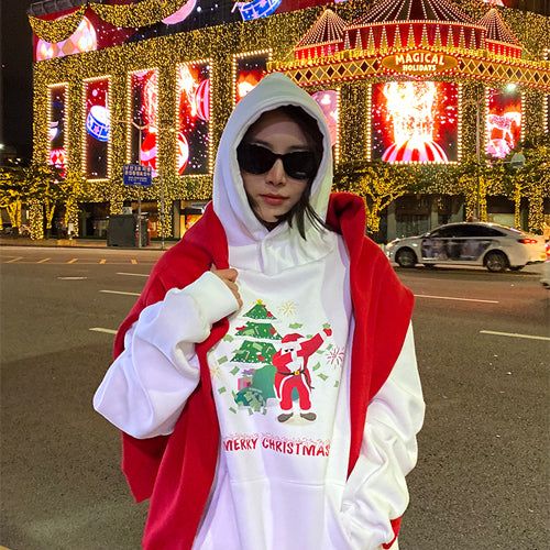 A GOOD DAY(ア グッドデイ)の「X-MAS EDITION HOODIE (WHITE)(Tops)」