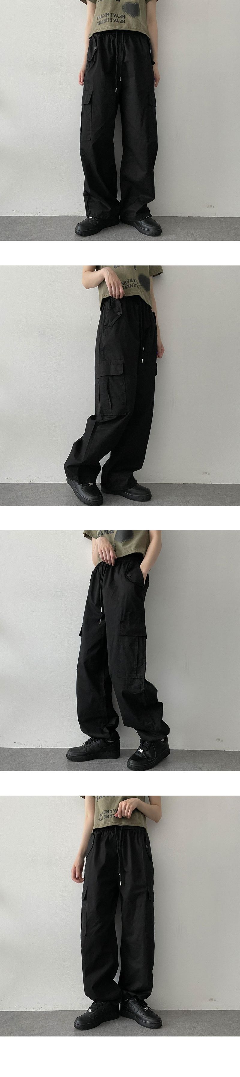 Mochi Two-Way Hem String Cargo Pants