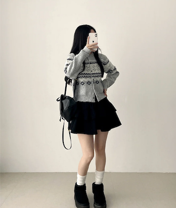 Bipol Golden Flare Cancanminiskirt