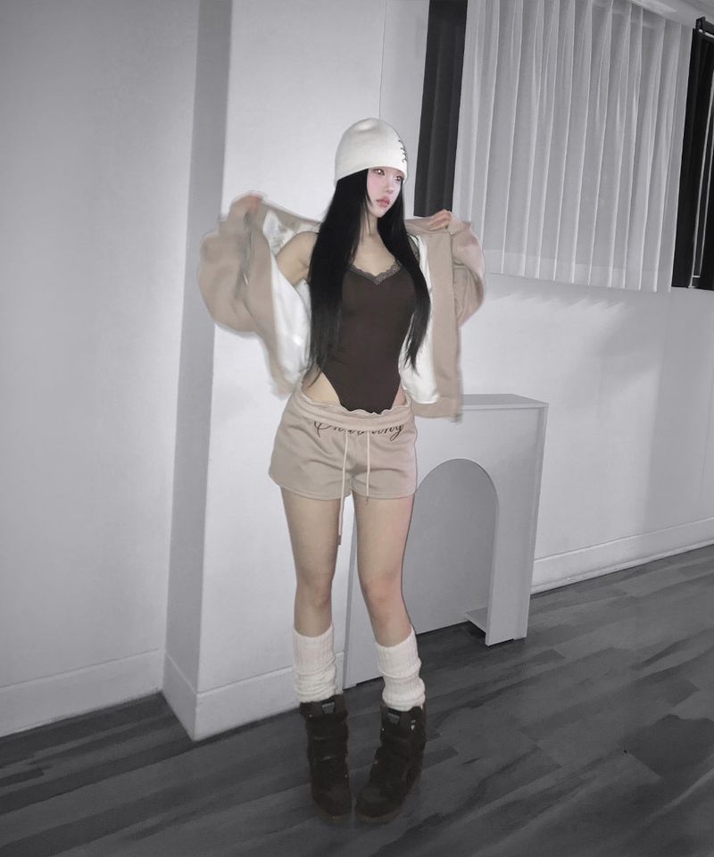 lace bodysuit (4colors)